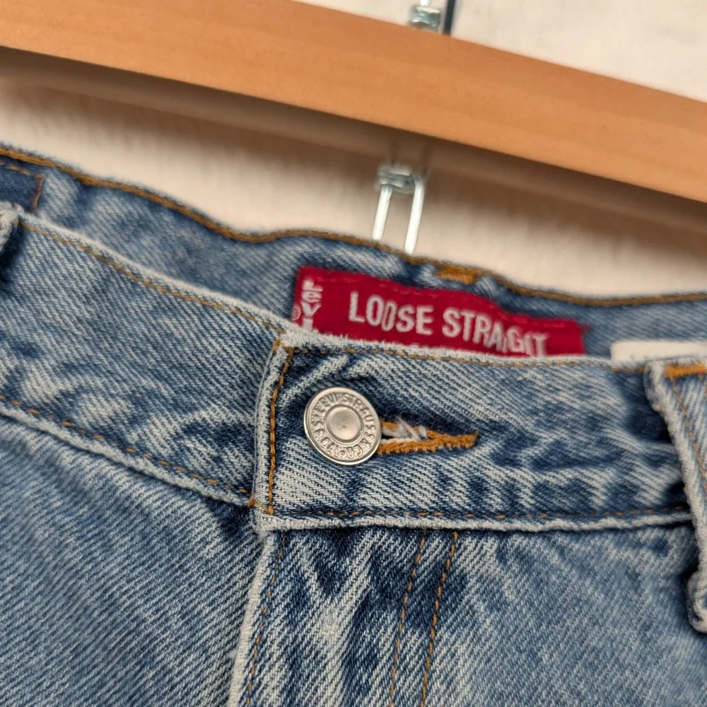 VTG Levi's 569 Jeans Men 37x32 Blue Loose Straight Skater Streetwear Red Tab Y2K